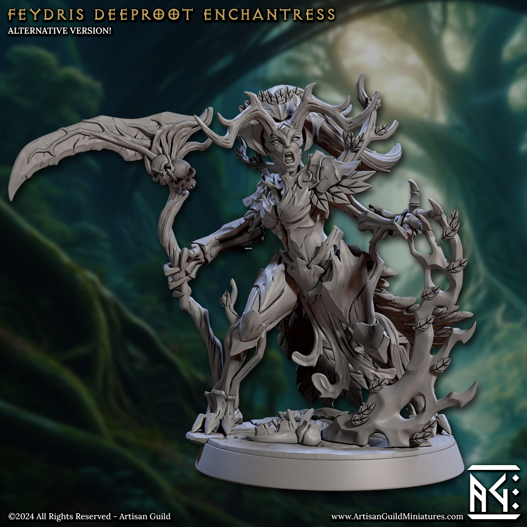 Feydris - Deeproot Enchantress (Barkwraith Spriggans)